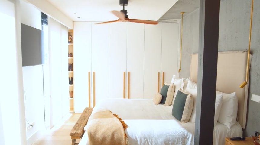 Dormitorio de María Pombo