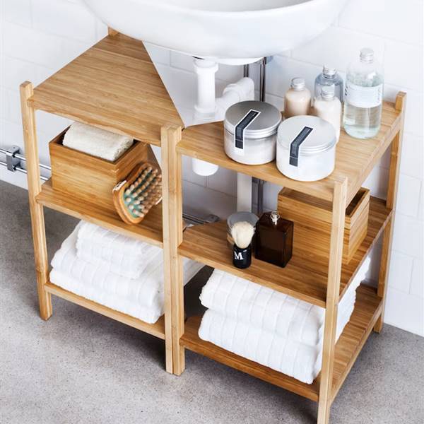 Estanterías de IKEA ideales para baños pequeños: 16 ejemplos a un clic
