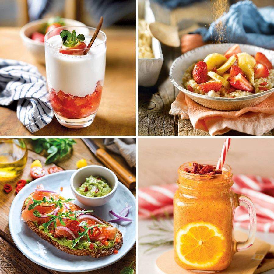 Desayunos saludables.