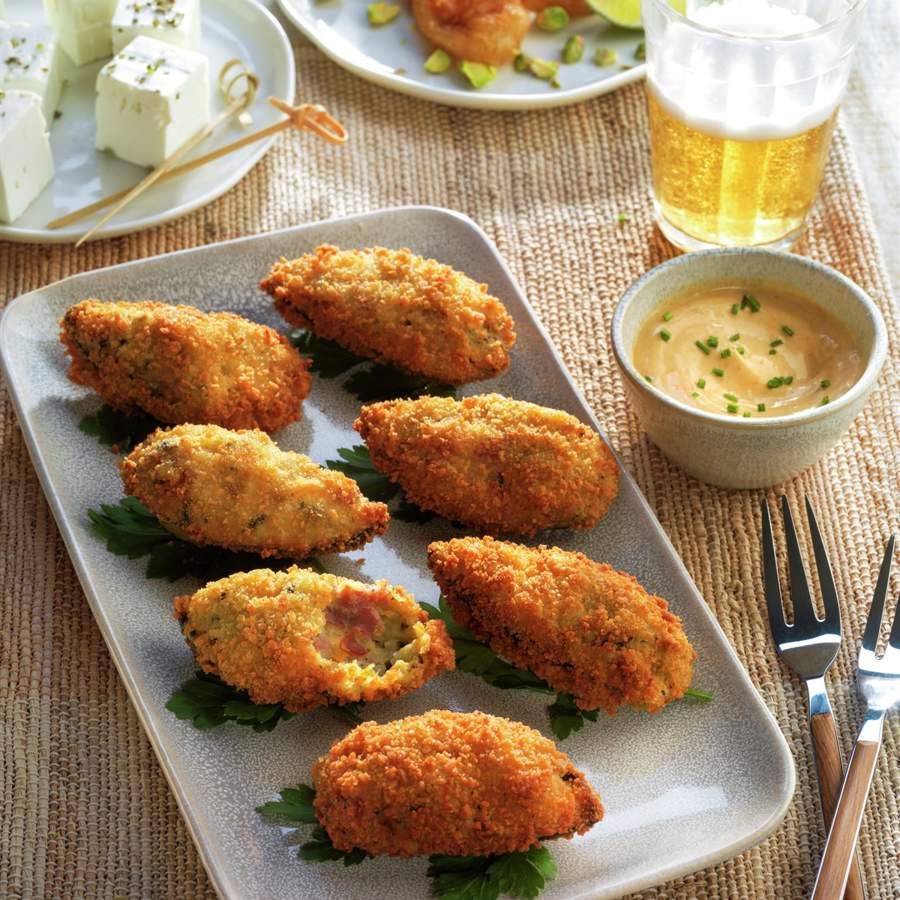 mejillones tigre con jamon serrano