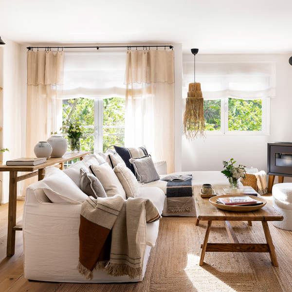 Cortinas para salones pequeños: 15 fotos e IDEAS para que se vea más grande, con todas las claves para elegir