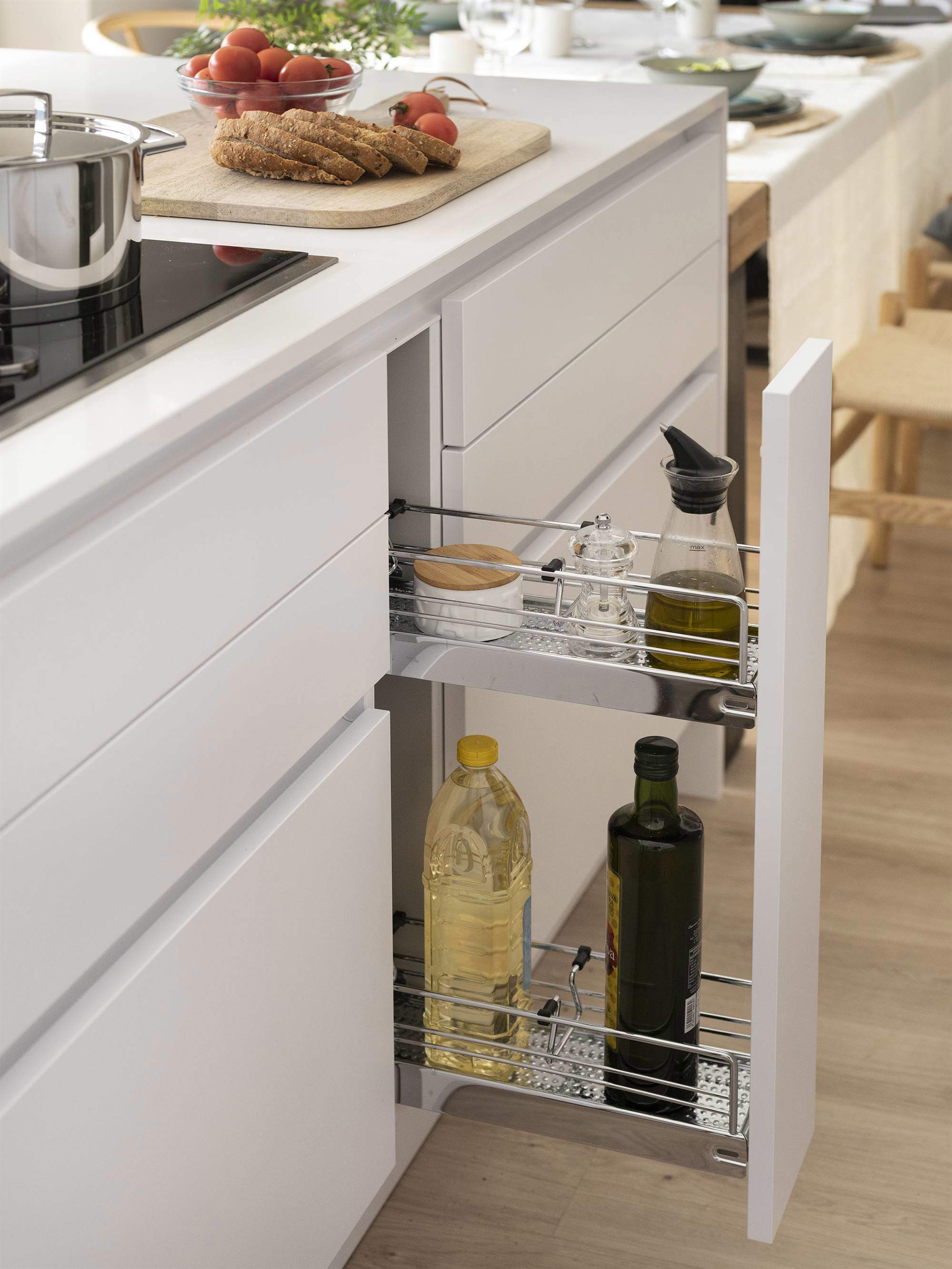 Cocina con armarios apertura uñero y push 00522575