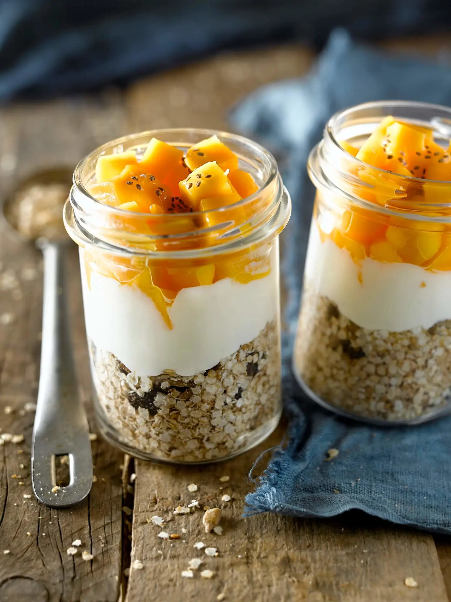 desayunos saludables trifle de granola
